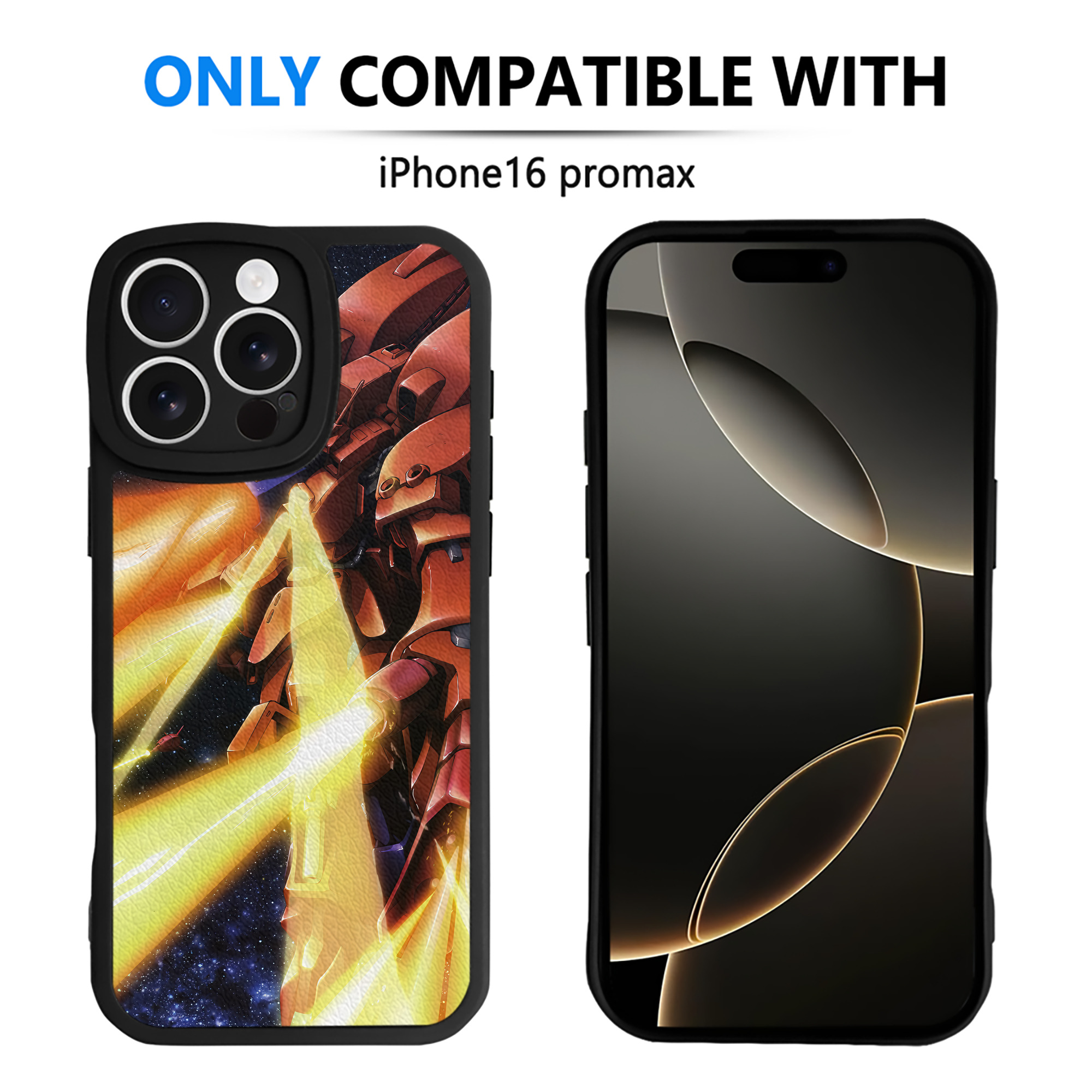 （画像用） 機動戦士ガンダム Mobile Suit Gundam 【iPhone 16シリーズ対応】シリコンスマホケース（レザー調） 材質：シリコン